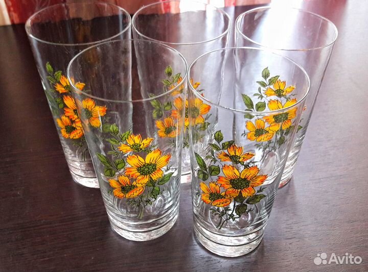 Стаканы для сока и воды новые