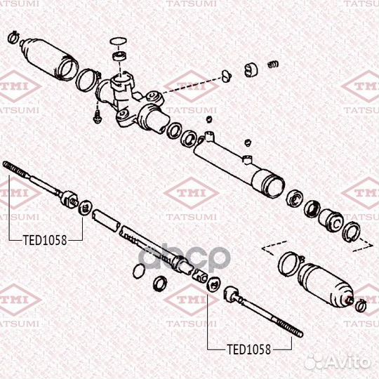 Тяга рулевая toyota carina E/caldina/corona/PIC