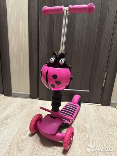 Самокат трансфомер (с сиденьем) 3в1
