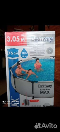 Новая В упаковке каркасный бассейн 305на76см.с фи