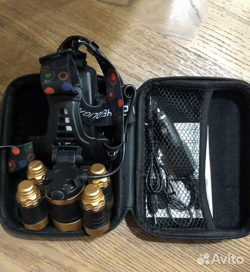 Налобный фонарь с датчиком