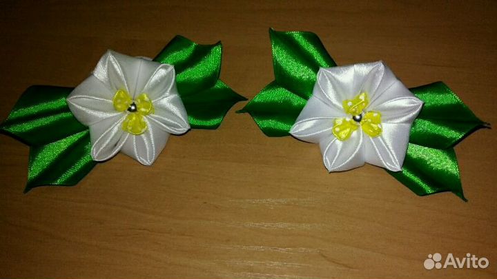 Украшения бантики, резинка канзаши, ободок,повязка