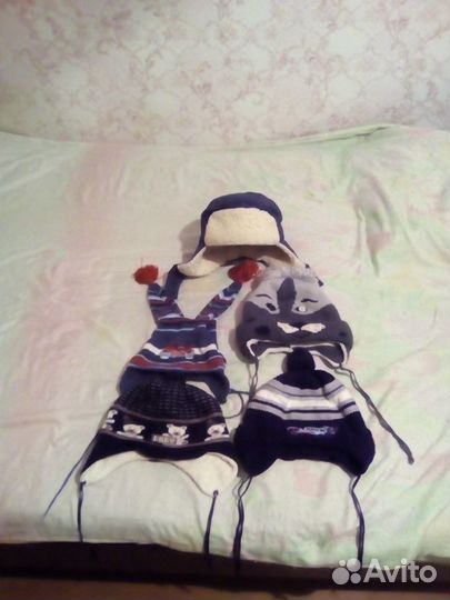 Детские шапки разные