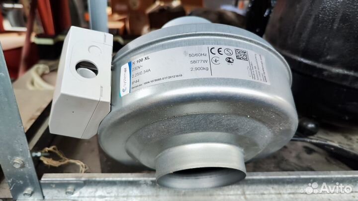 Канальный вентилятор Systemair K 100 XL. Швеция