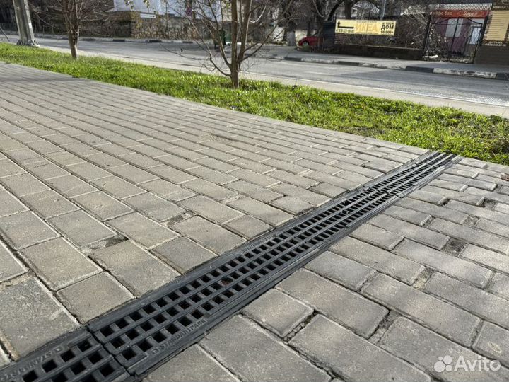 Лоток водоотвод 8010-М PolyMax Basic лв-10.16.08-пп