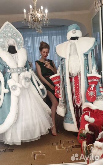 Костюм Деда Мороза и Снегурочки