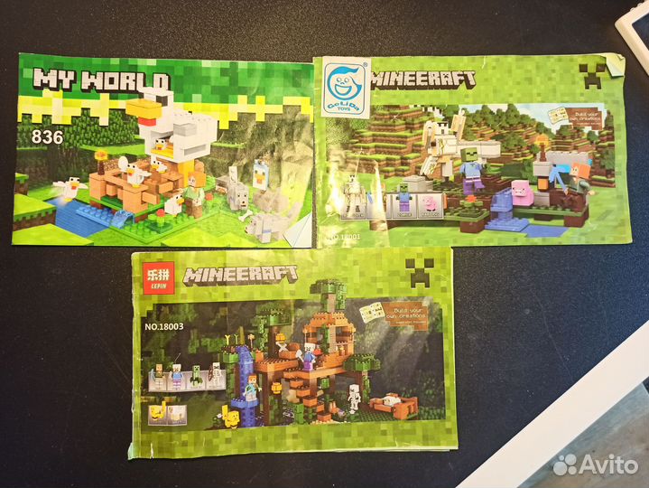 Конструктор Minecraft аналог лего