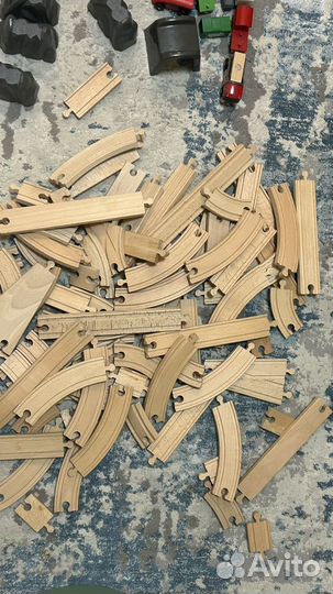 Деревянная железная дорога brio и IKEA