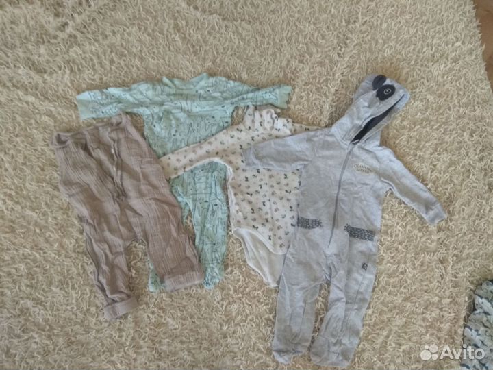 Детские вещи пакетом на мальчика 68-74