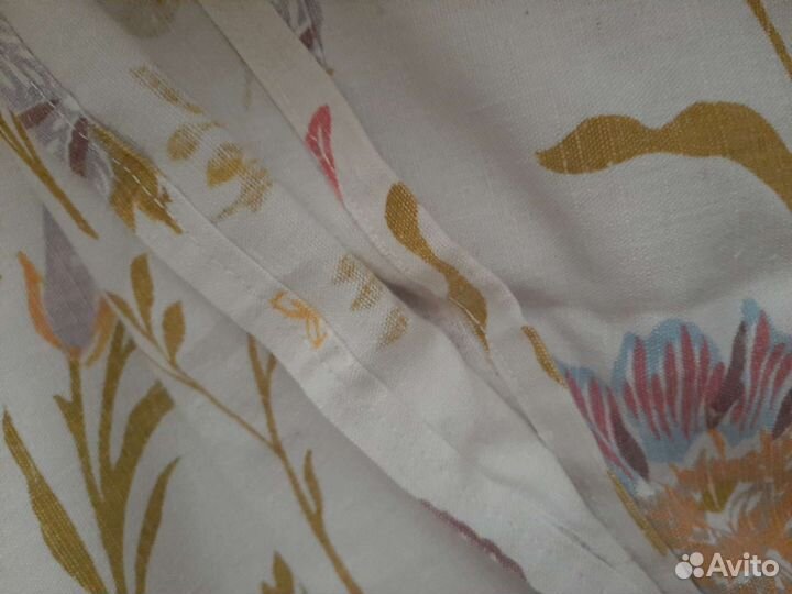 Отрез ткани лен