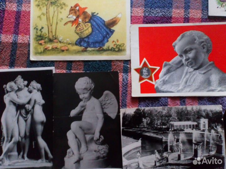 Открытки чистые 50-60-е г