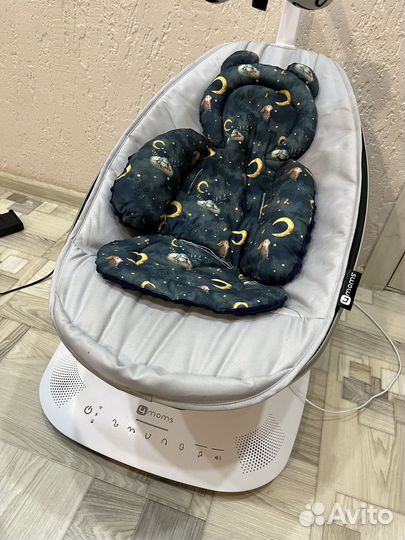 Кресло-качалка 4moms mamaRoo New серебро 2001003