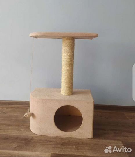 Домик для кошки с когтеточкой
