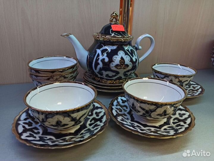 Пахта. Узбекская керамика, сервиз