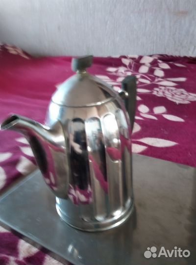 Кофейник латунный на1.5 л производства колюжного