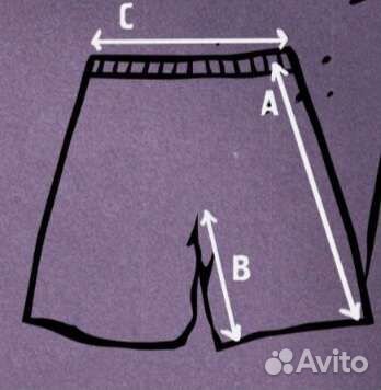 Базовые черные широкие шорты, оверсайз