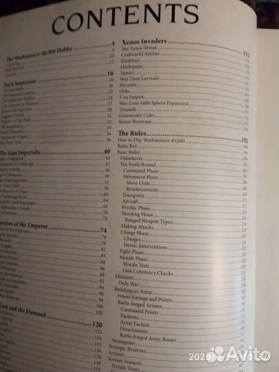 Warhammer 40000 книга правил на английском языке