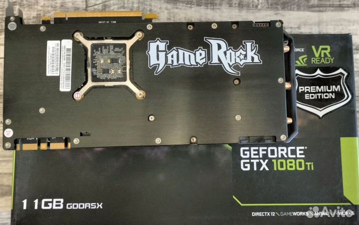 Видеокарта Palit rtx 1080ti Gamerock/комплект