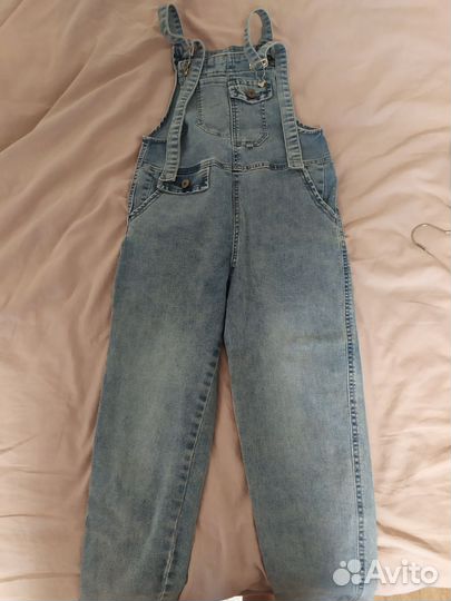 Комбинезон джинсовый для девочки