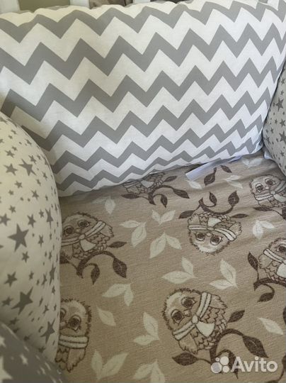 Бортики в детскую кроватку