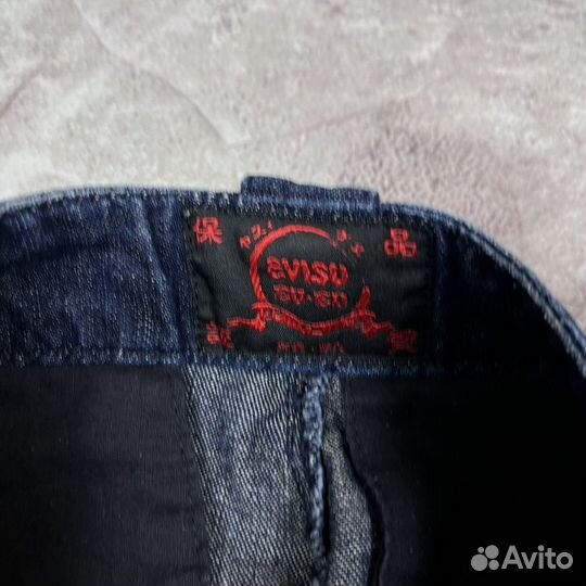 Джинсы Evisu Оригинал W26xL28 Женские (Levis)