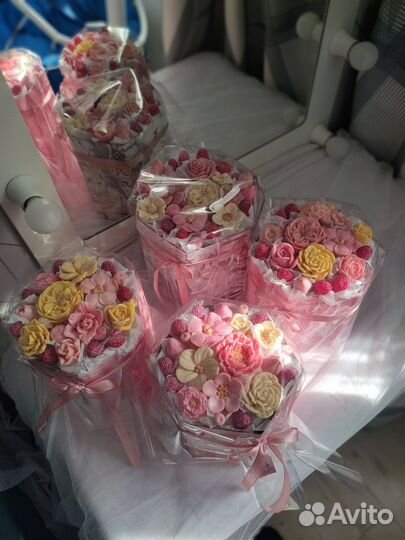 Букет из шоколада и мармелада