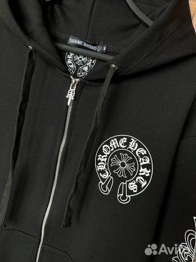 Chrome hearts зип худи