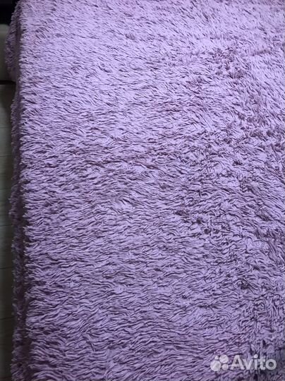 Плед пушистый травка