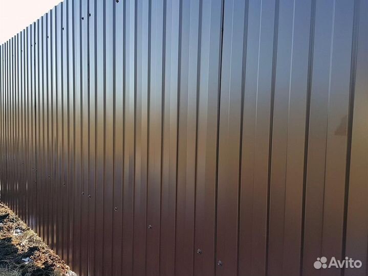 Профлист С8 шоколад