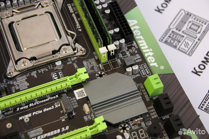 Комплект Xeon 1620 v2 (i7 4820k) + 16gb +x79 Turbo