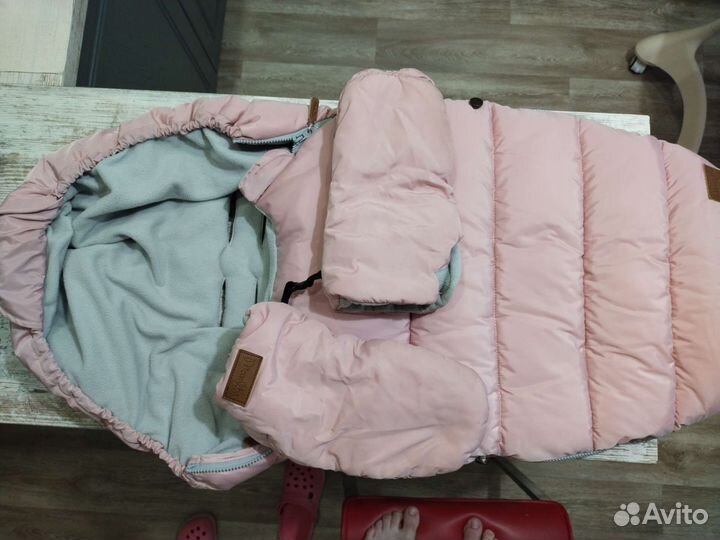 Зимний конверт в коляску