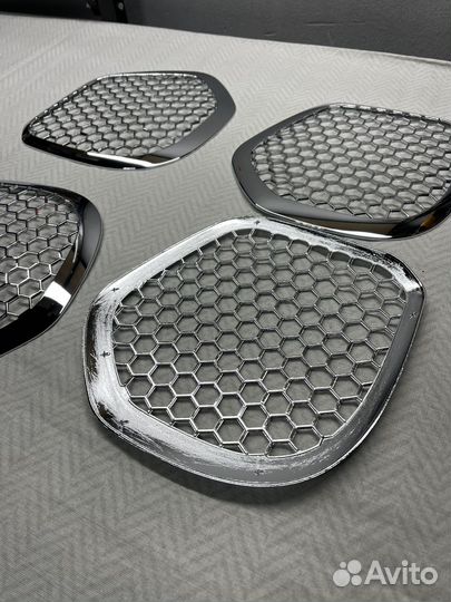 Хром накладки в колонки для Кобальт / Ravon R4