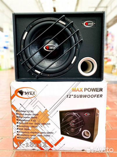 Активный сабвуфер syzx V-1312X 500W 12-размер