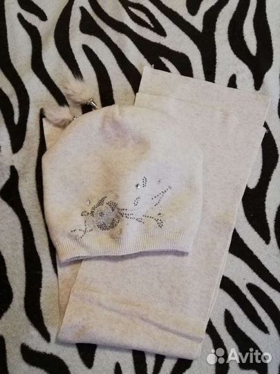 Комплект шапка, шарф