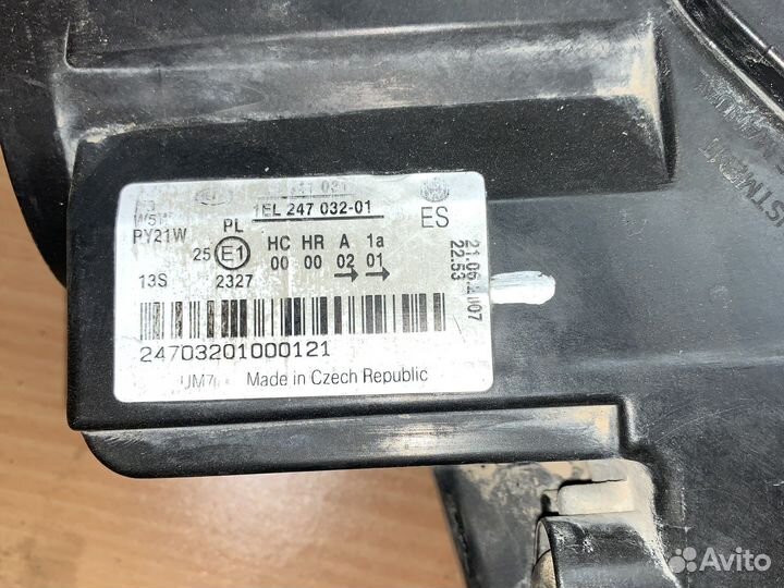 Фара левая Volkswagen Touareg рестайлинг 2009 г