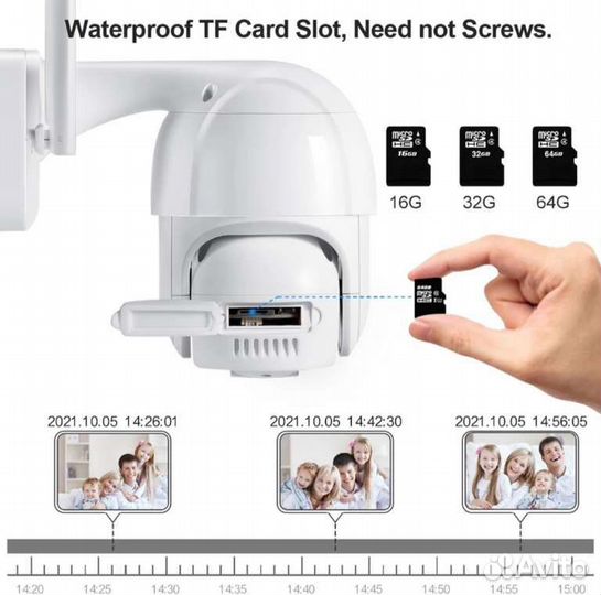 Wi-fi камера уличная 2Мп, 3Мп, 4Мп и 5Мп