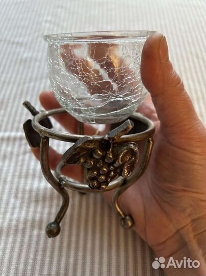 Солонка. Винтаж. Бронза. Ручная работа