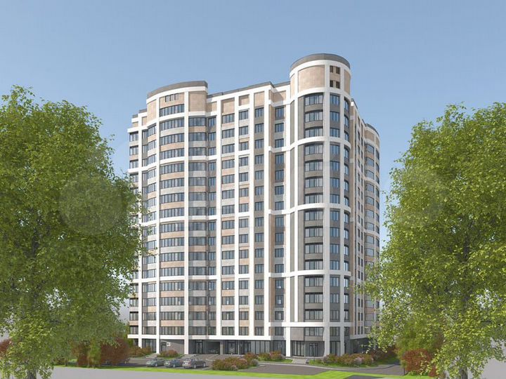 1-к. квартира, 50,9 м², 10/16 эт.