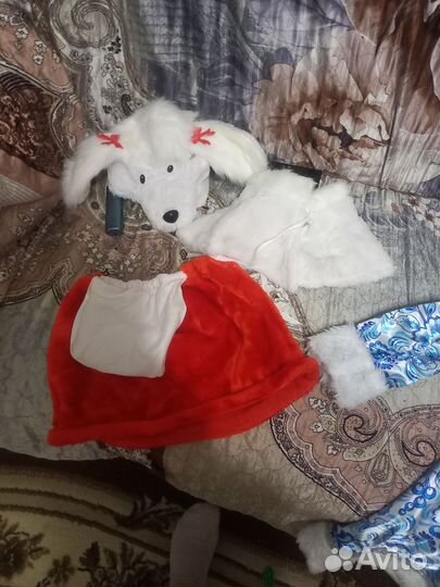 Новогодний костюм собачки для девочки