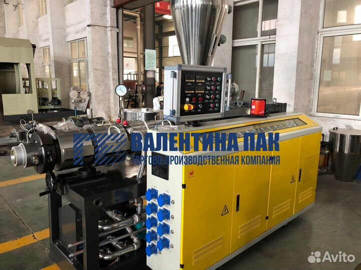 Конический двухшнековый экструдер серии sjsz-92