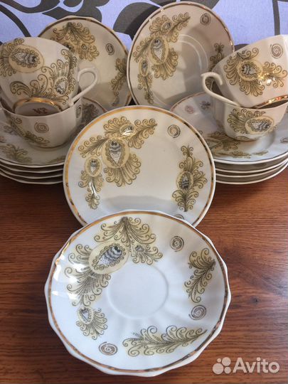 Сервиз чайный Вербилки Перо жар-птицы