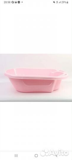 Ванночка для купания с металлической подставкой