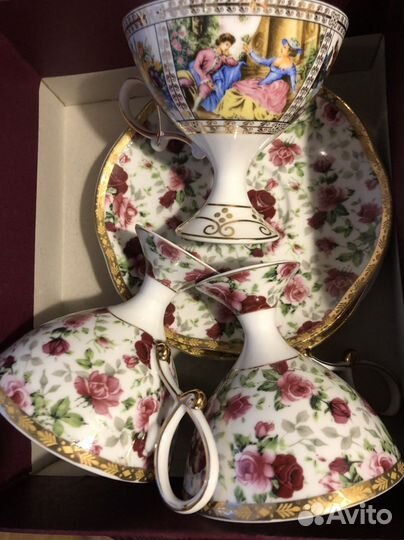 Кофейные пары Япония большие, винтажные