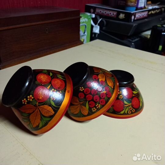 Деревянная посуда хохлома