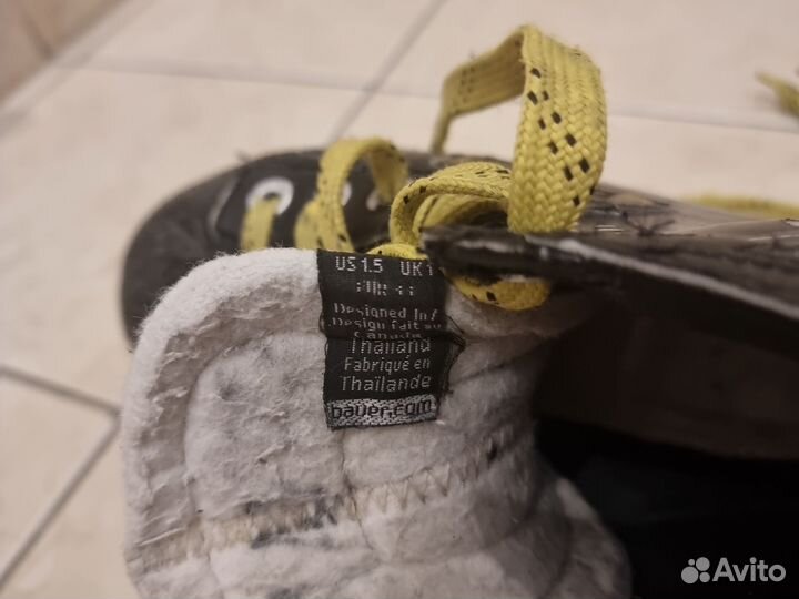 Коньки хоккейные детские 33 размер bauer