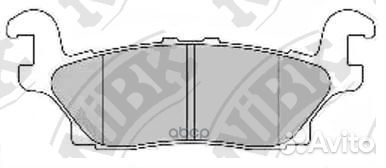 Колодки торм. задн. PN0499 NiBK