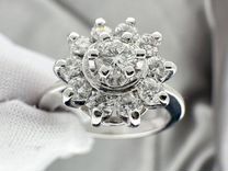 Золотое кольцо с бриллиантами 585 проба 5.51 гр