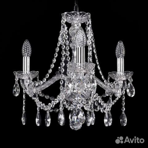 Люстра подвесная Богемия в спальню классика