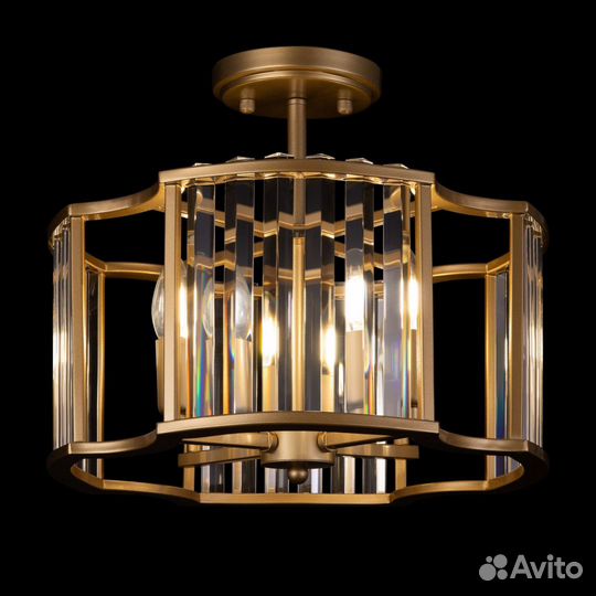 Люстра Maytoni металл и стекло в спальню классика