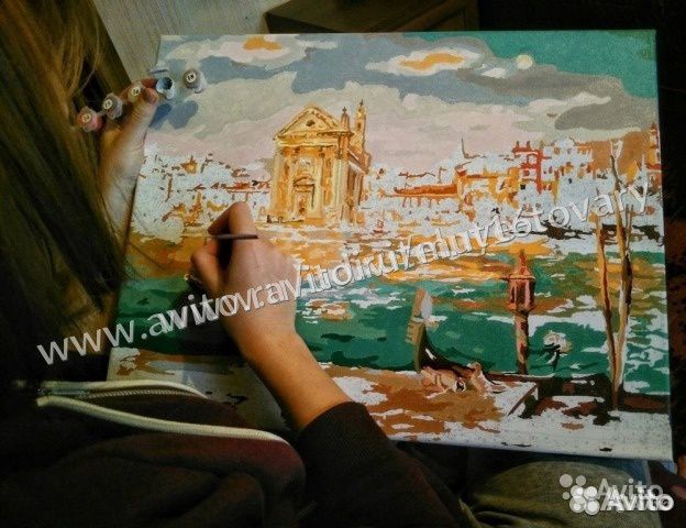 Картины по номерам сирень У дома